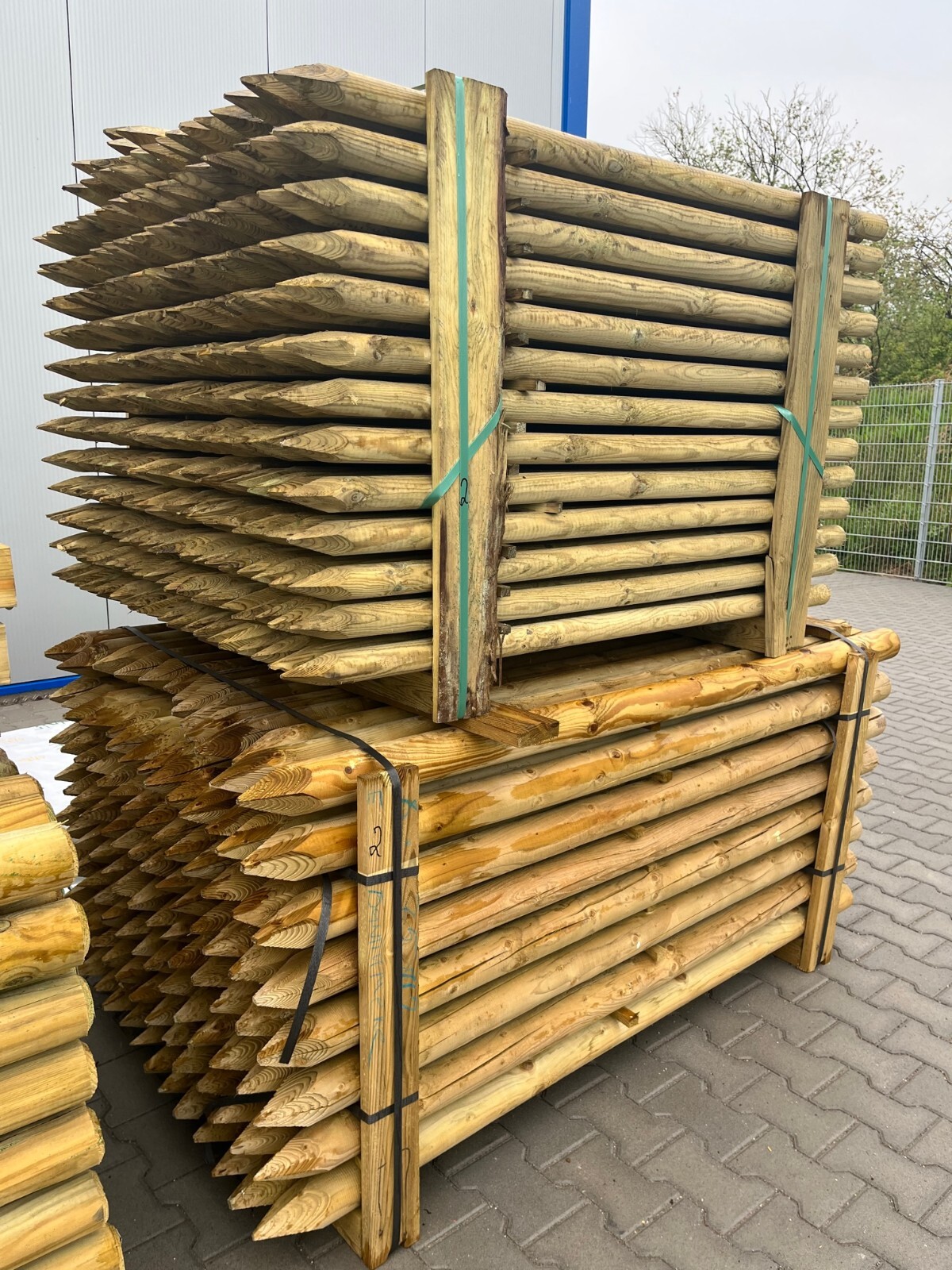 Holzpfähle Kiefer/Fichte