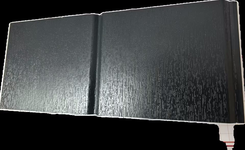 Wand und Deckenpaneele in Zweibrett-Optik für Innen und Außenbereich schwarz