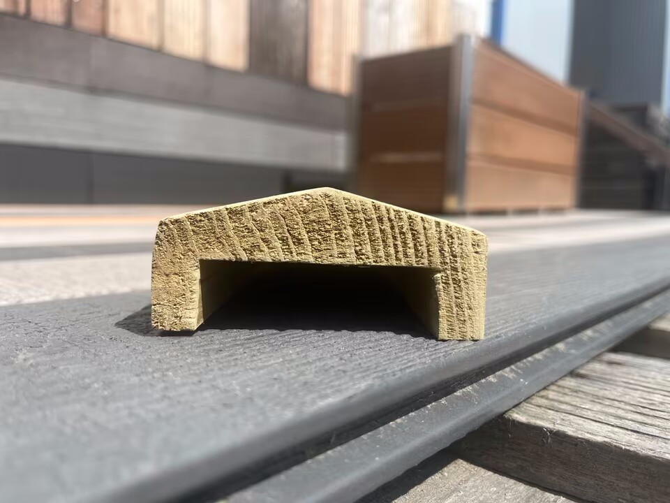 Abdeckleiste für Sichtschutzzaun