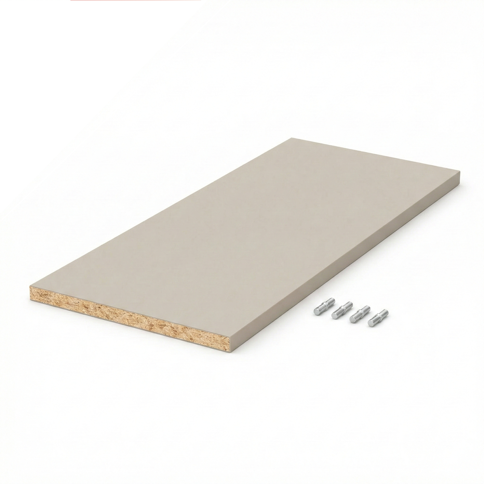 Einlegeboden 19mm Cashmere Dekor ABS-Kante + Halter