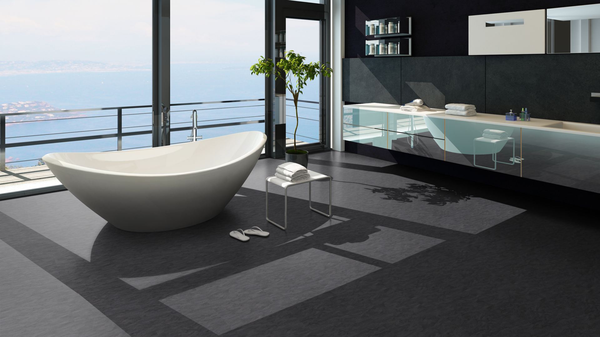 Erebos Vinyl Designboden Traffic Klebeplanke 2,5 x 188 x 1228mm