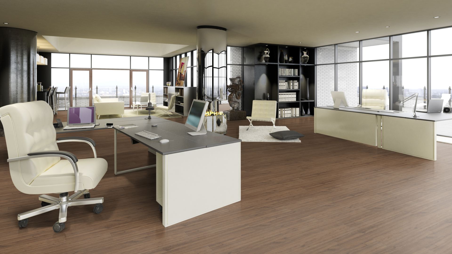 Vulcan Vinyl Designboden Traffic SPC Click 6,5 x 183 x 1220mm