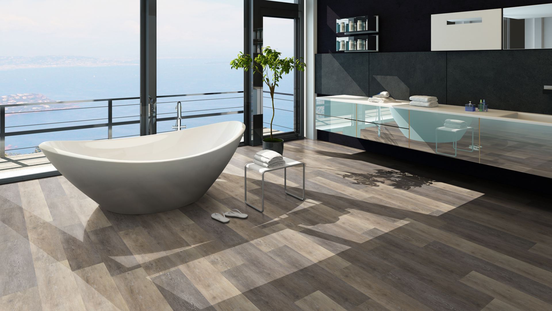 Neptun Vinyl Designboden Traffic SPC Click 6,5 x 183 x 1220mm