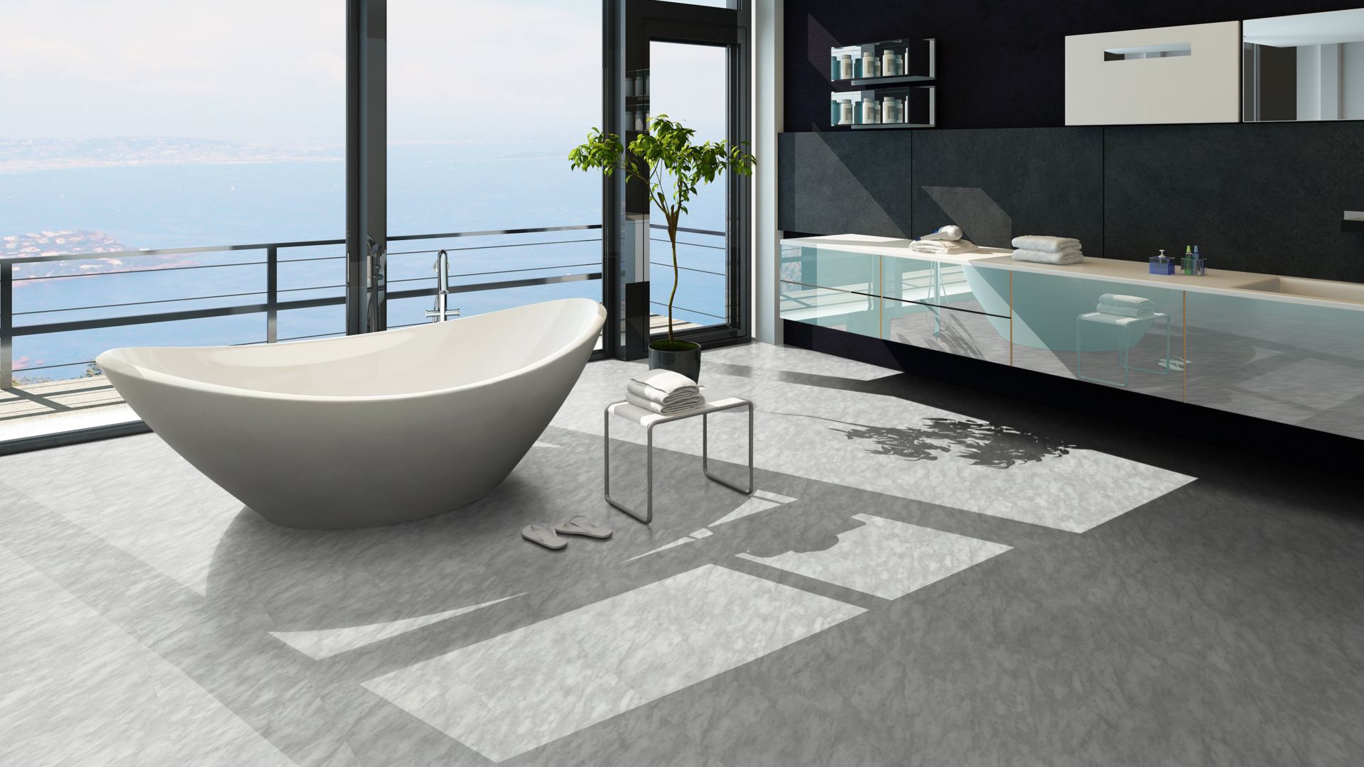Poseidon Vinyl Designboden Traffic Click 5,0x 305 x 610mm