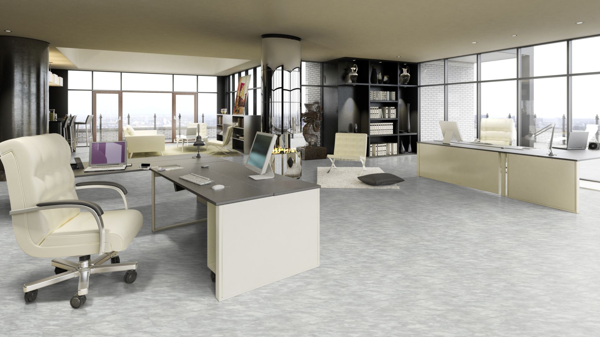 Poseidon Vinyl Designboden Traffic Click 5,0x 305 x 610mm