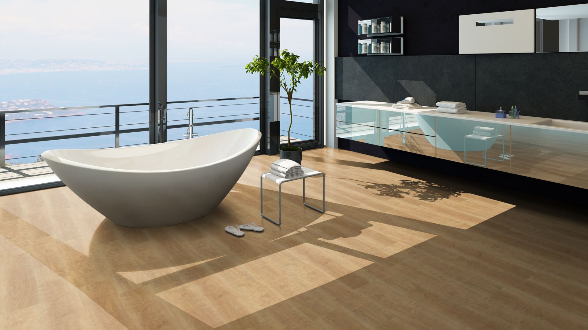 Aurora Vinyl Designboden Traffic SPC Click 6,5 x 183 x 1220mm