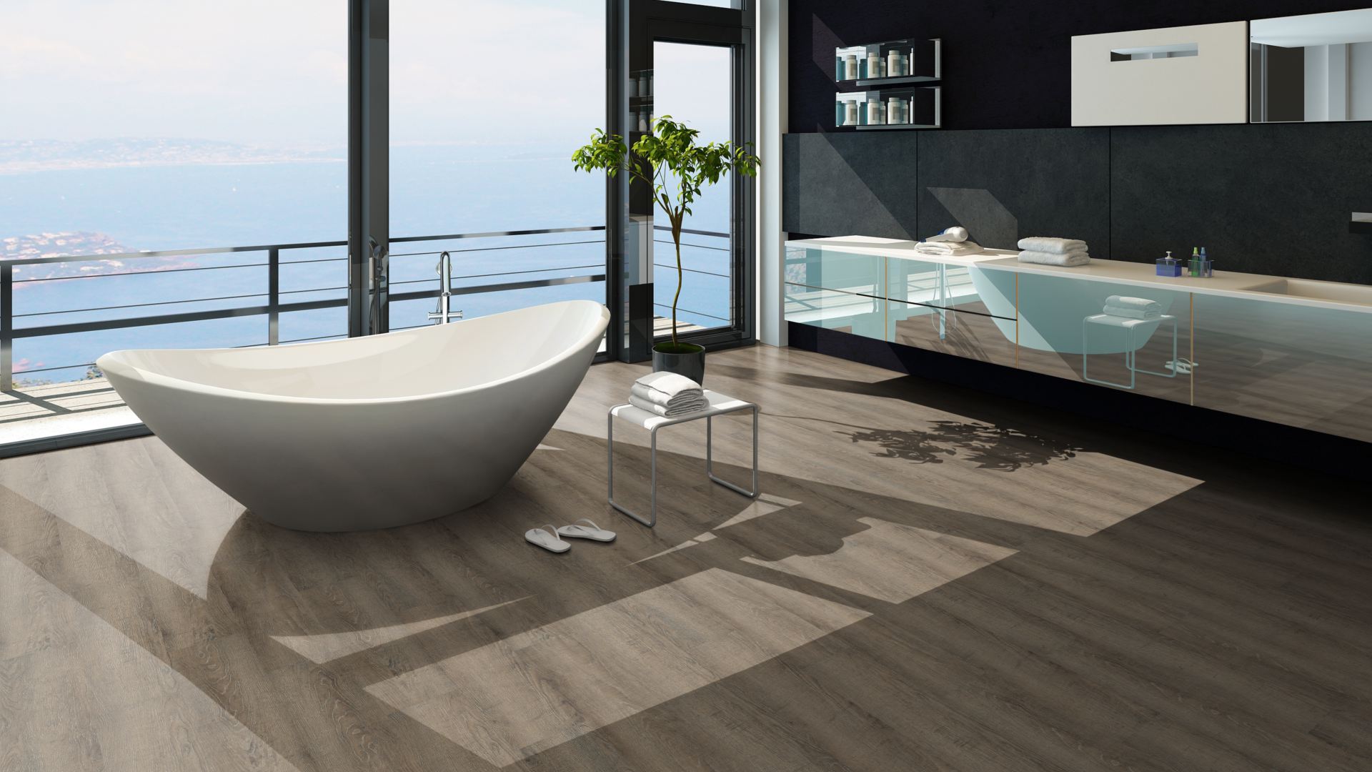 Apollo Vinyl Designboden Traffic SPC Click 6,5 x 183 x 1220mm