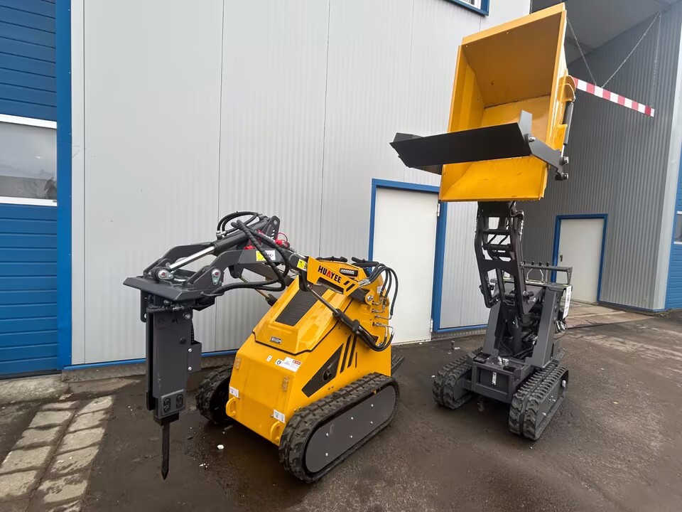 Ketten-Kompaktlader JKL480- 23 PS RATO Motor-Minibagger & Hoflader  Mieten