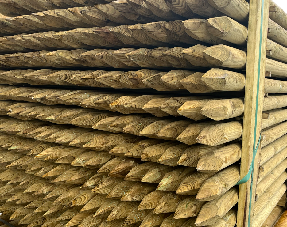 Holzpfähle Kiefer/Fichte