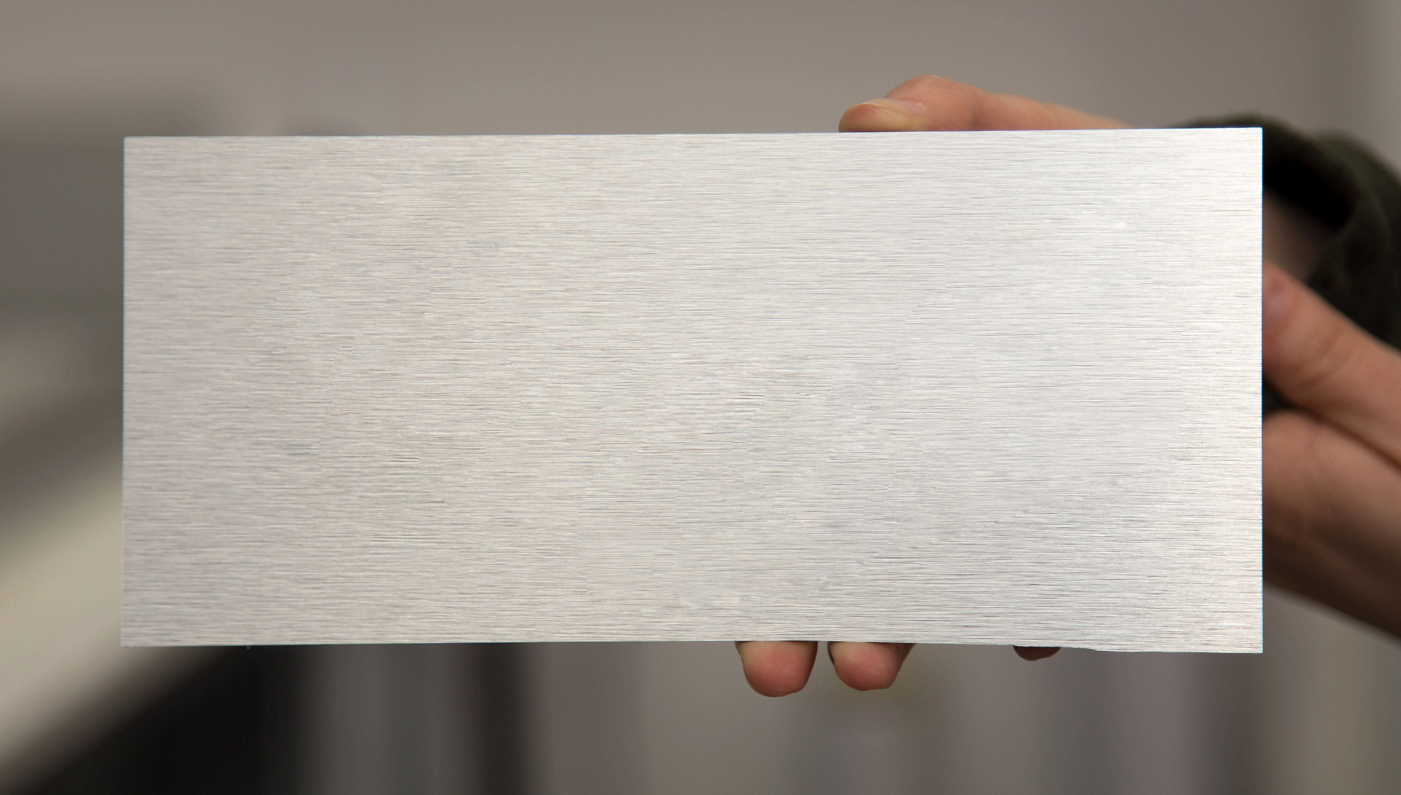 3mm Aluverbundplatte gebürstetes Aluminium