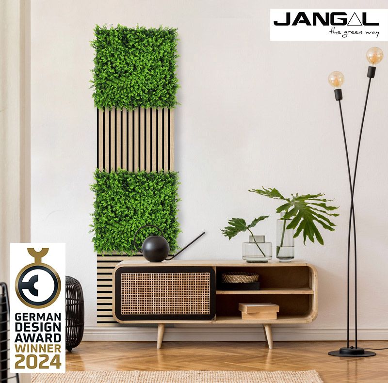 Modular Wall Flora Panel Design Flora 11112 Mixed Green Design Buxus