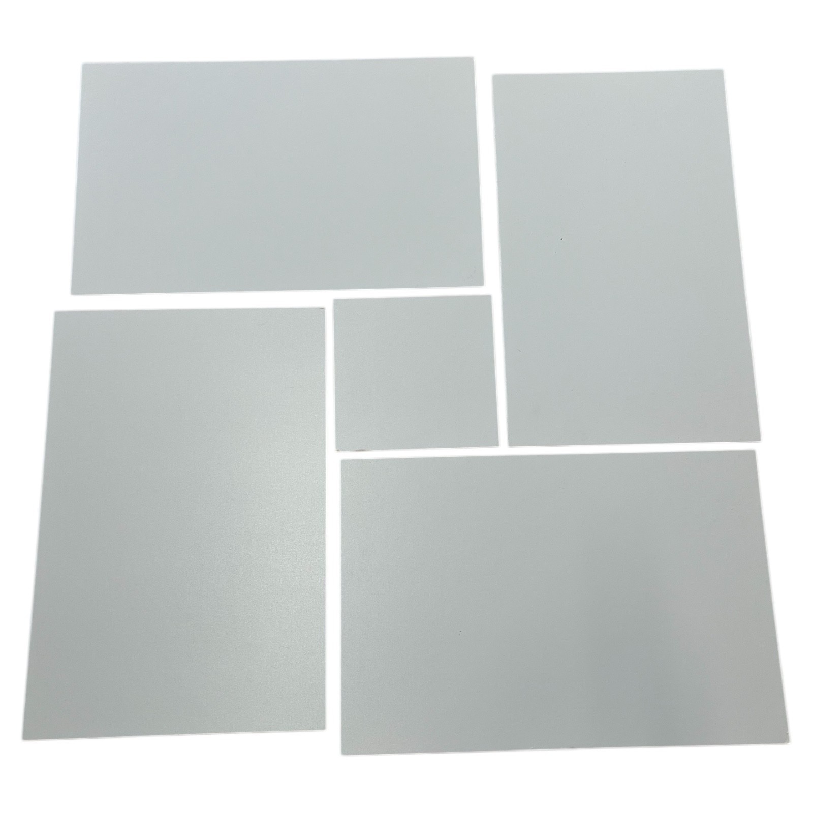 HDF Rückwandplatte 3 mm einseitig Dekor in grau beschichtet