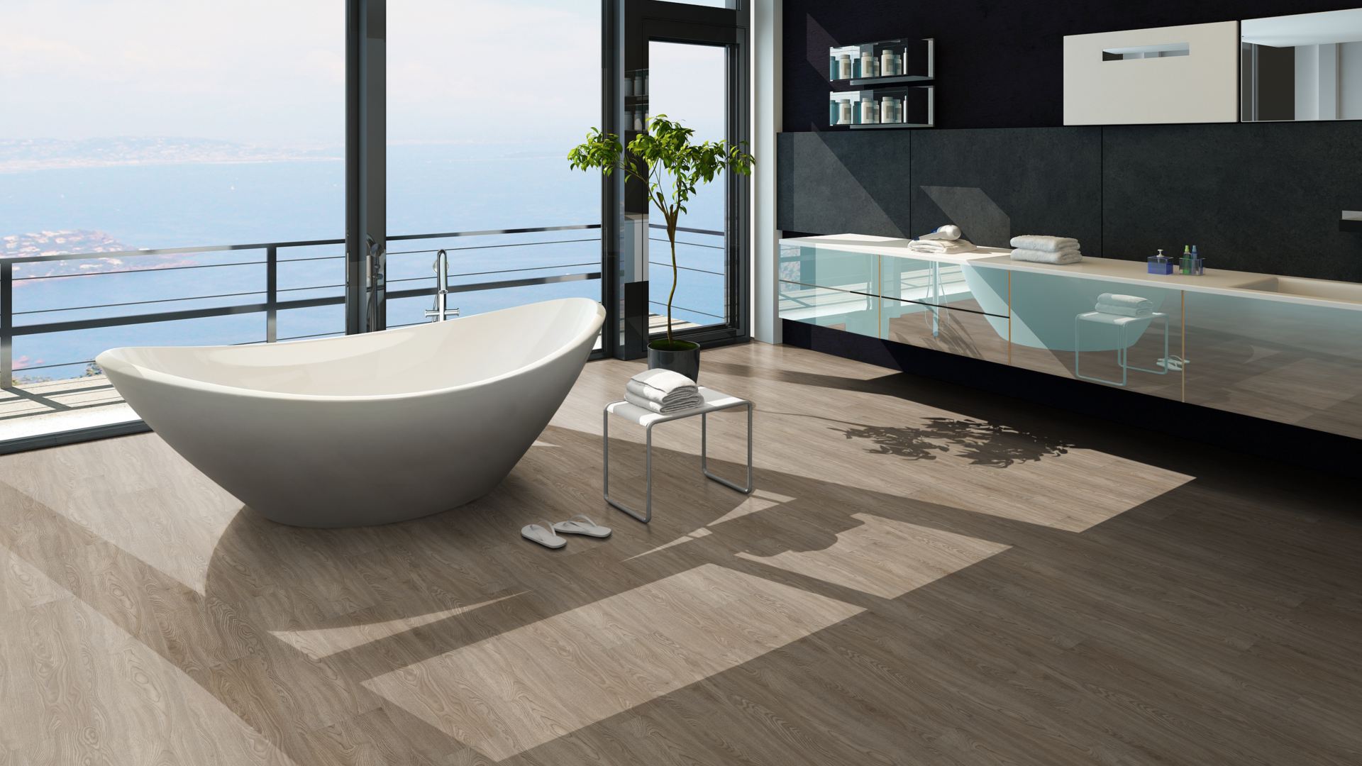 Ares Vinyl Designboden Traffic SPC Click 6,5 x 183 x 1220mm