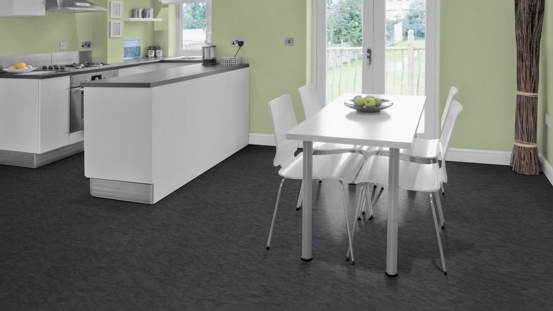 Erebos Vinyl Designboden Traffic Klebeplanke 2,5 x 188 x 1228mm