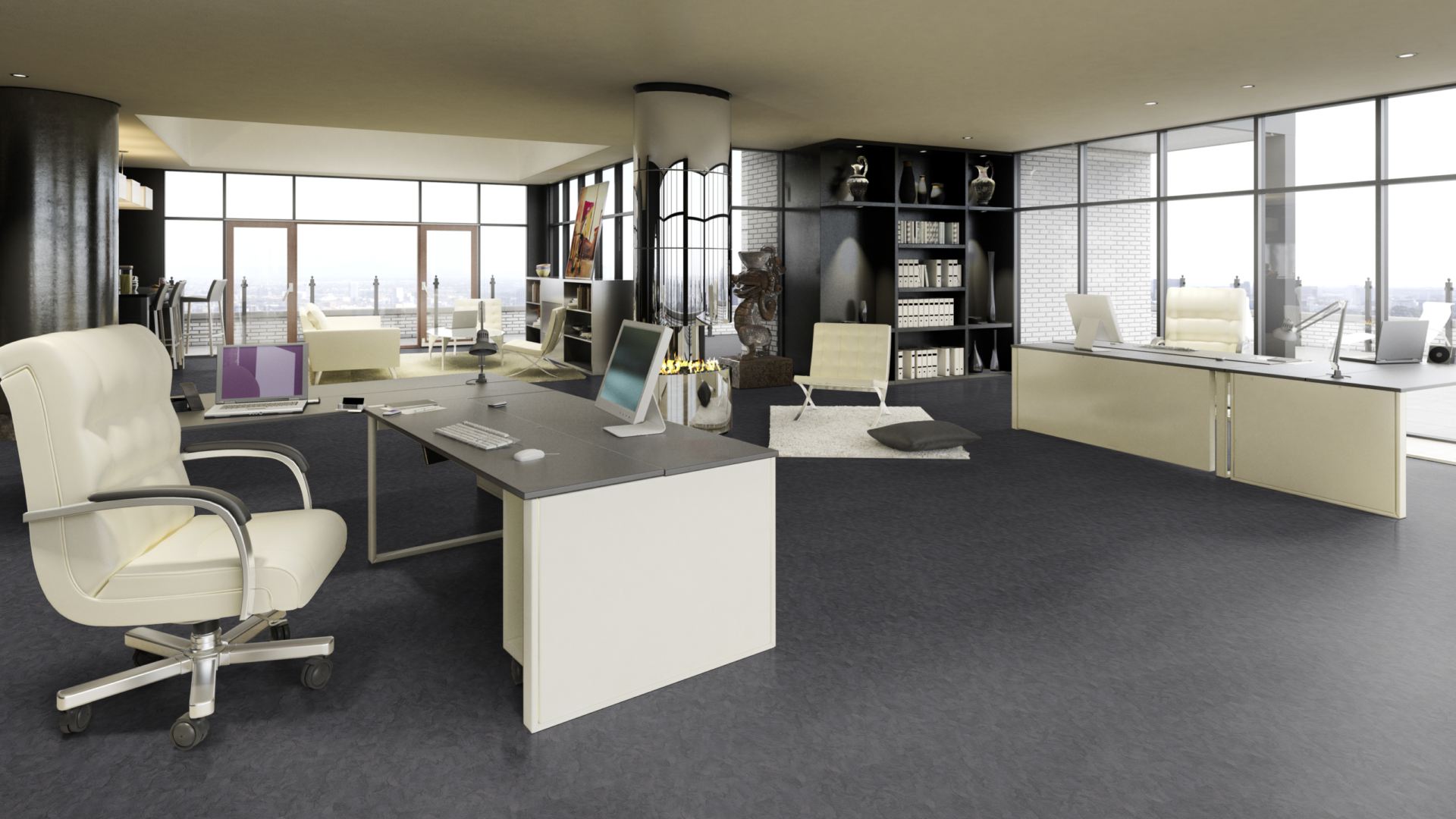 Erebos Vinyl Designboden Traffic Klebeplanke 2,5 x 188 x 1228mm